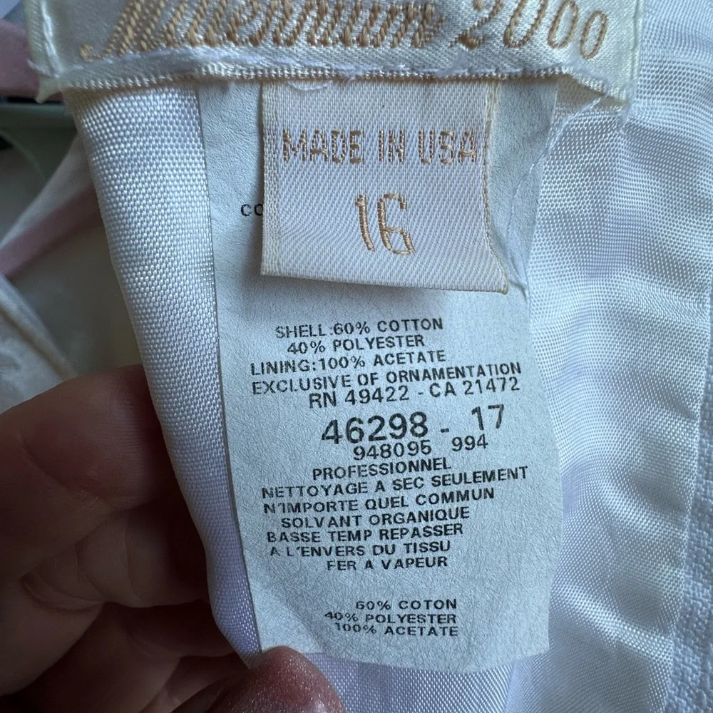 Vintage Jessica McClintock Cream Lace Kids Dress